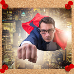 Leadership presence might require some unconventional preparation, like posing like Superman.